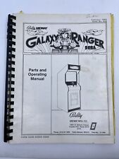 Original Bally Midway Sega Galaxy Ranger Arcade Operating Manual Complete picture