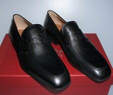 Salvatore Ferragamo Mens 'Laramie' Black Leather Dress Shoes 9 EEE (42 EU) picture