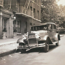 Snapshot Photo Hudson Super Six 1920s New York City Street Old Car Coach A2604 picture