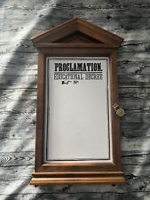 VERY RARE Harry Potter Proclamation Board by The Noble Collection - Dry Erase picture