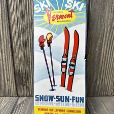 Vintage Ski Vermont Four Season Recreation State Snow Sun Fun Brochure picture