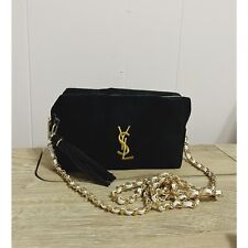 Yves Saint Laurent YSL black Makeup cosmetic Bag Pouch case clutch Crossbody picture
