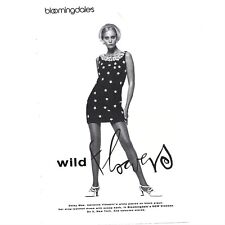 Adrienne Vittadini Bloomingdales Wild Flowers Fashion 1990s Vintage Print Ad picture