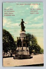 Columbus OH-Ohio, Our Jewels Monument, Antique, Vintage Souvenir Postcard picture
