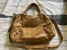 Balenciaga Gold Leather First Classic Shoulder Bag picture