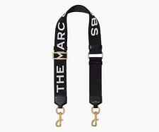 Marc Jacobs The Logo Webbing Dot Snapshot Strap Black/Gold picture