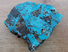 Persian Turquoise With Pyrite Slab, 100% Natural Stone, Not Stabilized, 0.133 kg picture