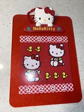 Vintage 1998 Sanrio Hello Kitty Red Clipboard Stationary RARE picture