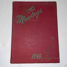 Rare 1948 Alabama College Yearbook - THE MONTAGE- At Montevallo, AL. B29 picture