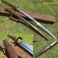 New Battle Ready Japanese Samurai Katana Sword Tachi 1060 Carbon Steel Full Tang picture