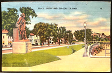 Vintage Postcard 1942 Stacy Boulevard, Gloucester, Massachusetts (MA) picture