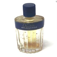 Vintage Balenciaga Quadrille Perfume EMPTY Bottle Rare Blue Label Miniature Size picture