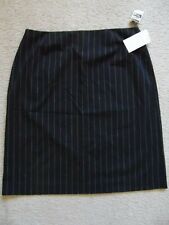 Women's Willi Smith Stretch Skirt - Black with White Stripes - Size: 16  () picture