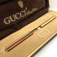 GUCCI Old Gucci Ballpoint Pen Vintage Sherry Line with Box Unisex Men's Women's picture
