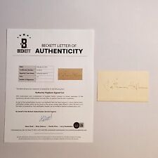Katharine Hepburn Signed Beckett BAS COA Actress Autograph Auto Cut BGS 3x5 picture