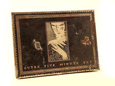 Vintage Cutex Five Minute Set 1920s  1930s Nail Polish Tin  picture