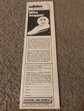 Vintage 1977 ADIDAS NITE JOGGER Running Shoes Catalog Print Ad & ORDER FORM '70s picture