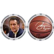PAT RILEY / LAKERS, KNICKS, HEAT / GOLF BALL MARKER / POKER CHIP ***SIGNED*** picture