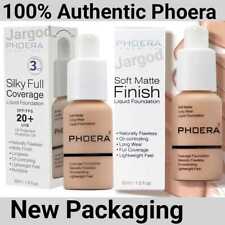 Phoera Foundation Makeup Full Coverage Liquid Base Brighten Long Lasting Shade picture