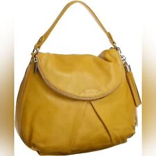 Botkier Jackie Genuine Yellow Leather Hobo Bag picture