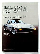 1979 Mazda RX 7 GT Vintage Silver Original Print Ad 8.5 x 11