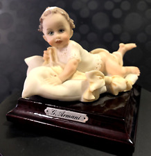 G. Armani Florence Figurine Vintage Infant on Pillows Decorative Collectible picture