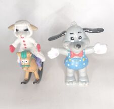 VTG LAMB Chop Baby Hush Puppy Bendy & Lamb Chop Rocking Horse Figures Lot of 2 picture