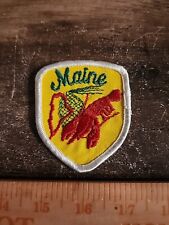Vintage State of Maine Sew On Patch   picture