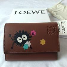 LOEWE x Spirited Away Collaboration Susuwatari Wallet Brown Studio Ghibli Mint picture