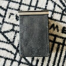 Gucci GG Monogrammed Canvas Cigarette Case Black and Silver picture