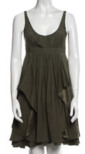 Narciso Rodriguez 42 S Silk Green Dress picture