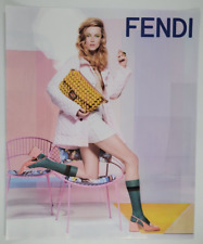 Fendi Women's Bags Accessories Clothing Fashion 2020 Vogue Ad 8x11