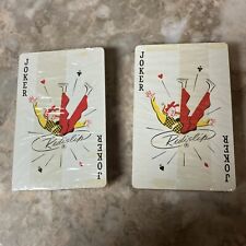 Vintage Redi-Slip Playing Cards Advertising 3M 2 Full Sets NEW picture