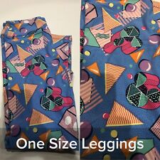 LuLaRoe one size OS leggings brand new BN 2017 Vintage Disney Saved by the Bell picture