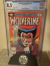 Wolverine Limited Series #1 CGC 8.5 White Pages Frank Miller Cover 1982 1ST SOLO picture