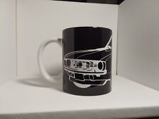 Handmade - Black Camaro Muscle Car Coffee Mug - Full wrap design -Perfect Gift picture