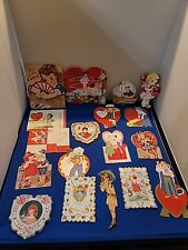 Lot Of (18) VTG Valentine Cards 1930’s picture