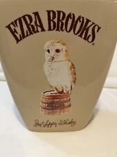 Vintage EZRA BROOKS Kentucky Straight Bourbon Whiskey Real Sippin Whiskey empty picture