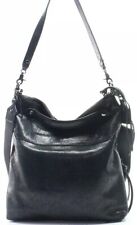 Botkier Logan Hobo Black Leather Purse with crossbody strap - Black Bag  picture