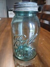 vintage blue ball mason jars picture