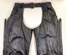 VINTAGE Harley Davidson Leather Motorcycle Chaps Women’s Medium picture