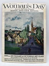 1964 AUG Vintage Woman's Day Magazine Fall Colors ME Artists Victorian Art Glass picture