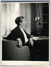 Jeanne Lanvin Photographed by Boris Lipnitzki Vintage Silver PrintJeanne-Ma picture