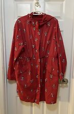 Torrid 2 2x Plus Disney Mickey & Minnie Mouse Red Hooded Rain Wind Jacket Coat picture