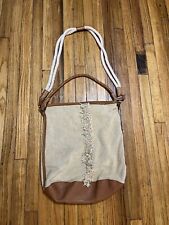 Free People Wilhelmina Leather & Canvas Bucket Bag picture