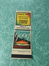 Vintage Matchbook Collectible Ephemera B31 Pueblo Colorado Wilson good barbecue picture