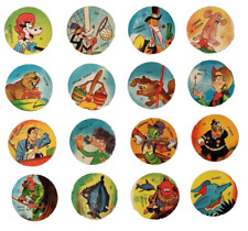 Vintage 1964 Figuritas Disney Argentina Assorted Disc Card Set Very Rare Read picture