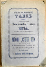 1914 West Warwick town tax as assessed and apportioned on the inhabitants... picture