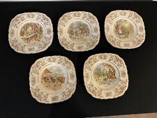 Vintage English Robinhood Plates Set of Five John Maddox & Son Ltd. picture