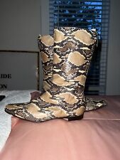 Manolo Blahnik Snake Skin Boots picture